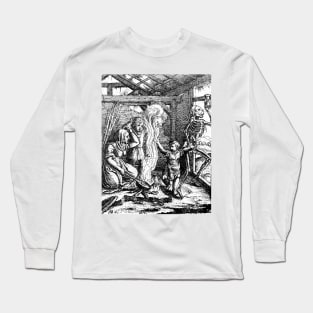 The Child, the Dance of Death - Hans Holbein Long Sleeve T-Shirt